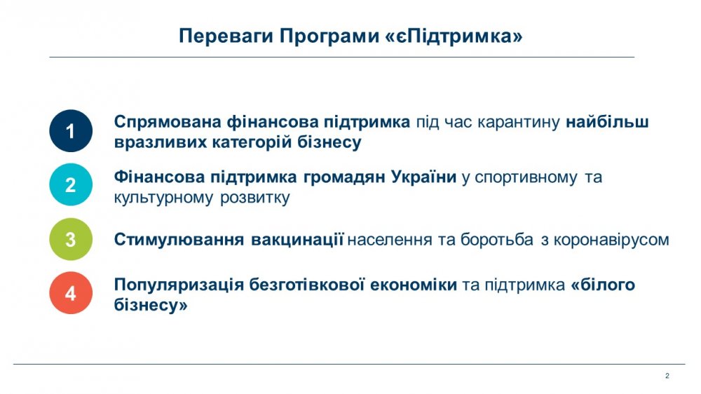 Інформація  про Програму Президента України –  надання допомоги "єПідтримка"
